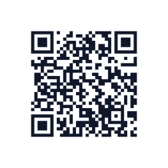 ตัวอย่าง QR Code สีดำบนพื้นขาวที่ดาวน์โหลดมา สแกนแล้วไปลิงก์ isok.to/help-demo
